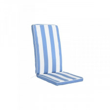 Poduszka na krzesło DKD Home Decor Paski Biały Błękitne niebo (42 x 4 x 115 cm)