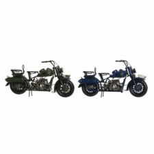 Pojazd DKD Home Decor Motocykl 34 x 12 x 17 cm Vintage (2 Sztuk)