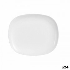 Półmisek Kuchenny Luminarc Sweet Line Prostokątny Biały Szkło (28 x 33 cm) (24 Sztuk)