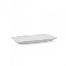 Półmisek Kuchenny Quid Gastro Ceramika Biały (30,5 x 19,5 x 2,5 cm) (Pack 4x)