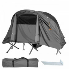 przenośny namiot kempingowy z automatycznie nadmuchiwanym materacem
