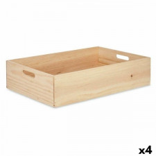 Pudełko ozdobne drewno sosnowe 40 x 14 x 60 cm (4 Sztuk)