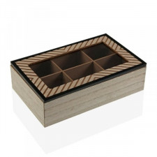Pudełko ozdobne Versa Cohen Drewno Minimalistyczny Drewno MDF (17 x 7 x 24 cm)