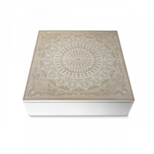 Pudełko ozdobne Versa Mandala Drewno MDF 24 x 7 x 24 cm