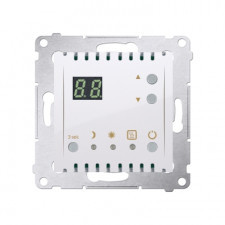 regulator temperatury z wyświetlaczem (czujnik wewnętrzny) biały