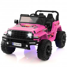 Samochód elektryczny terenowy dla dzieci różowy