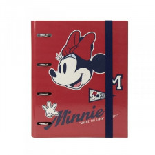 Segregator Minnie Mouse A4 Czerwony (26 x 32 x 4 cm)