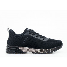 sneakersy tekstylne czarne-36