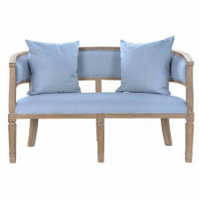 Sofa DKD Home Decor Niebieski Płótno Drewno kauczukowe (122 x 69 x 72 cm)