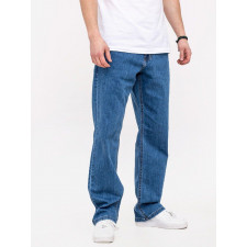 spodnie jeansowe regular męskie jasne niebieskie ssg. classic haft