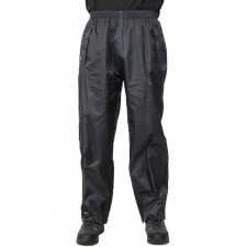 Spodnie przeciwdeszczowe męskie pakowane QIKPAC PANT TP75 TRESPASS Black - XXS