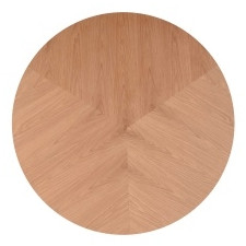 Stół do jadalni Kiruna, 137 cm, okrągły, fornir dąb naturalny