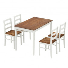 Stół i 4 krzesła zestaw mebli do kuchni jadalni