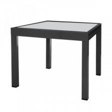 Stół rozkładany Thais 90 x 90 x 74 cm Aluminium