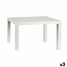 Stolik Biały Drewno 50 x 45 x 79 cm (3 Sztuk)
