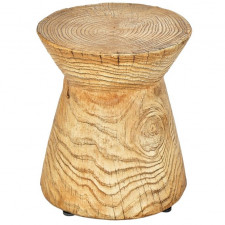 Stolik kawowy stołek imitacja pnia drzewa