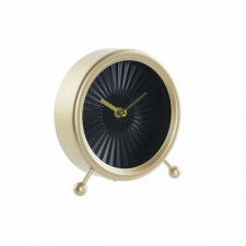 Stolné hodiny DKD Home Decor Czarny Złoty Żelazo Plastikowy 17 x 6 x 18 cm