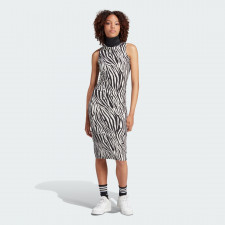 sukienka allover zebra animal print