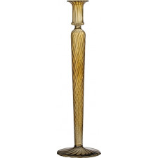 świecznik na klasyczną świecę dara 35 cm szklany