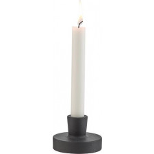 Świecznik na klasyczną świecę Torch 5,5 cm czarny