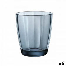 szklanka/kieliszek Bormioli Rocco Pulsar Niebieski Szkło 390 ml (6 Sztuk)