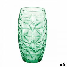 szklanka/kieliszek Oriente Kolor Zielony Szkło 470 ml (6 Sztuk)