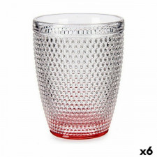 szklanka/kieliszek Punkt Różowy Szkło (300 ml) (6 Sztuk)