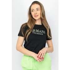 
T-shirt damski Armani Exchange 3DYT13 YJ8QZ 1200 czarny
