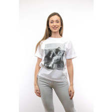 
T-shirt damski Pepe Jeans PL505742 biały

