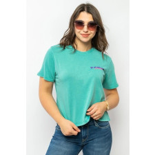 
T-shirt damski Tommy Jeans DW0DW10435 zielony
