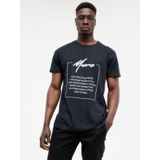 t-shirt z nadrukiem męski czarny moro sport medium paris