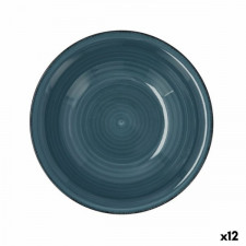 Talerz głęboki Quid Vita Ceramika Niebieski (ø 21,5 cm) (12 Sztuk)