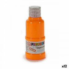 Tempera Neon Pomarańczowy 120 ml (12 Sztuk)