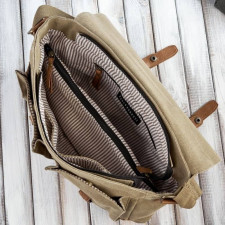 torba męska ze skóry wegańskiej paolo peruzzi e-07-mc beżowa