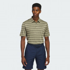 Two-Color Striped Polo Shirt