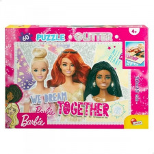 układanka puzzle Barbie Glitter 2 w 1 60 Części 50 x 1,5 x 35 cm