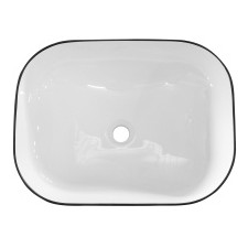 Umywalka nablatowa Vela 50,5 cm, biała