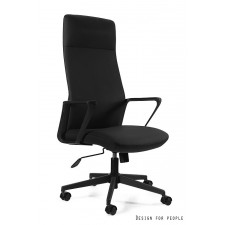 UNIQUE fotel biurowy Mark czarny, szary, skóra naturalna, eko skóra ( CM-B250AS) --- OFICJALNY SKLEP