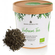 vietnam tea (zielona) - wietnamska organiczna zielona herbata, 40 g