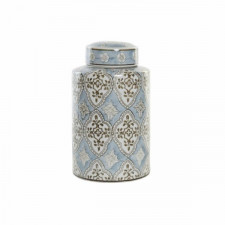 Wazon DKD Home Decor Porcelana Beżowy Niebieski 18 x 18 x 30 cm Arabia