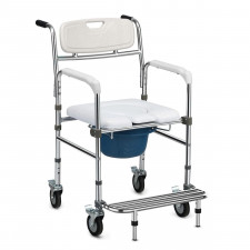 Wózek inwalidzki sanitarny toaletowy - prysznicowy