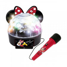 Wzmacniacz Minnie Mouse   Bluetooth z dźwiękiem Światła Mikrofon 19,5 x 16 x 19 cm