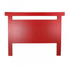 Zagłówek do łóżka DKD Home Decor Czarny Czerwony Drewno Jodła Drewno MDF 160 x 4 x 120 cm