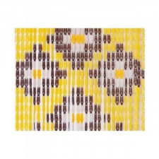 Zasłona EDM 90 x 210 cm Żółty polipropylen