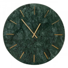 Zegar Ścienny 41 x 2 x 41 cm Kolor Zielony Marmur