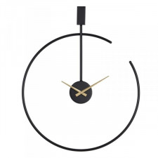 Zegar Ścienny 50 x 5 x 60 cm Czarny Metal