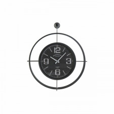Zegar Ścienny DKD Home Decor Czarny Szkło Żelazo 64 x 9 x 73 cm