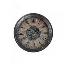 Zegar Ścienny DKD Home Decor Koła zębate Czarny Miedź Żelazo 80 x 8 x 80 cm