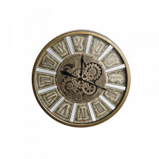 Zegar Ścienny DKD Home Decor Koła zębate Złoty Żelazo 72 x 8,5 x 72 cm