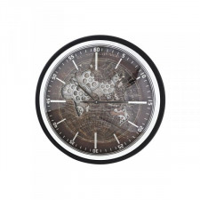 Zegar Ścienny DKD Home Decor Mapa Świata Brązowy Czarny Żelazo Vintage 59,5 x 8,5 x 59,5 cm